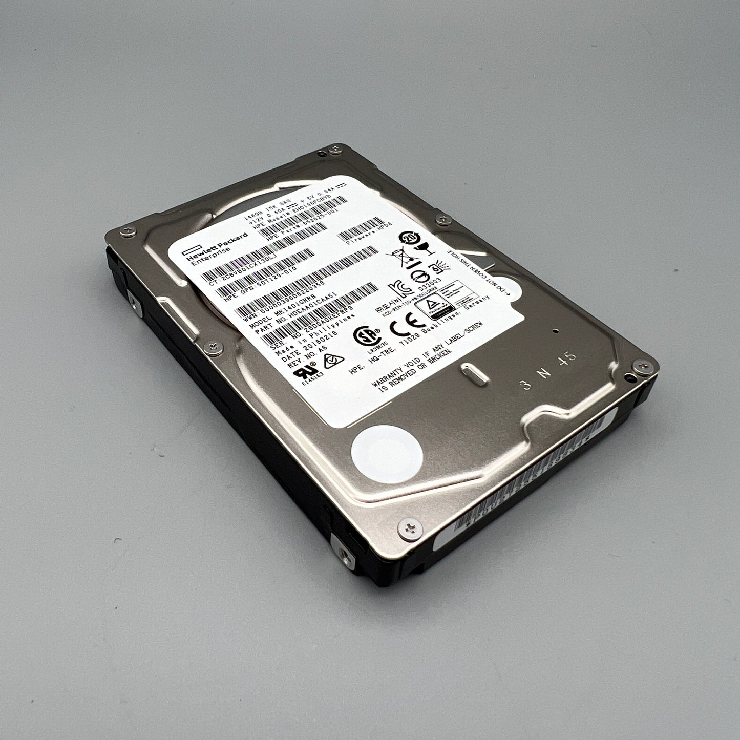 652625-001 HP G8 G9 146-GB 6G 15K 2.5inch SAS No Tray 507129-010 MK1401GRRB