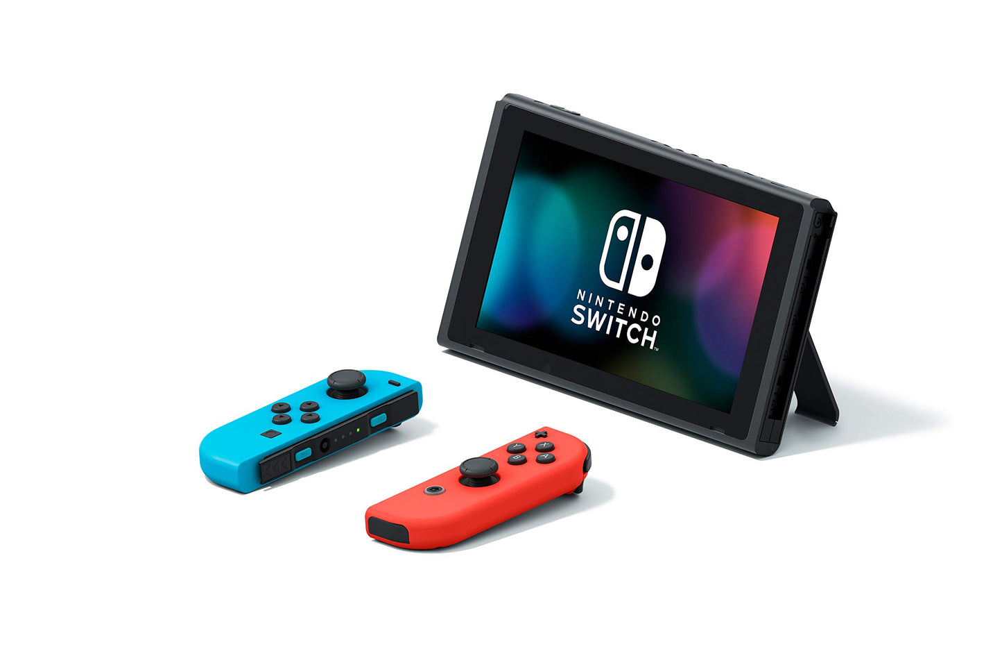 Nintendo Switch with Neon Blue and Neon Red JoyâCon - HAC-001(-01)
