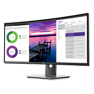 Dell U3419W UltraSharp 34-Inch WQHD Curved IPS USB-C Monitor, Used Grade B