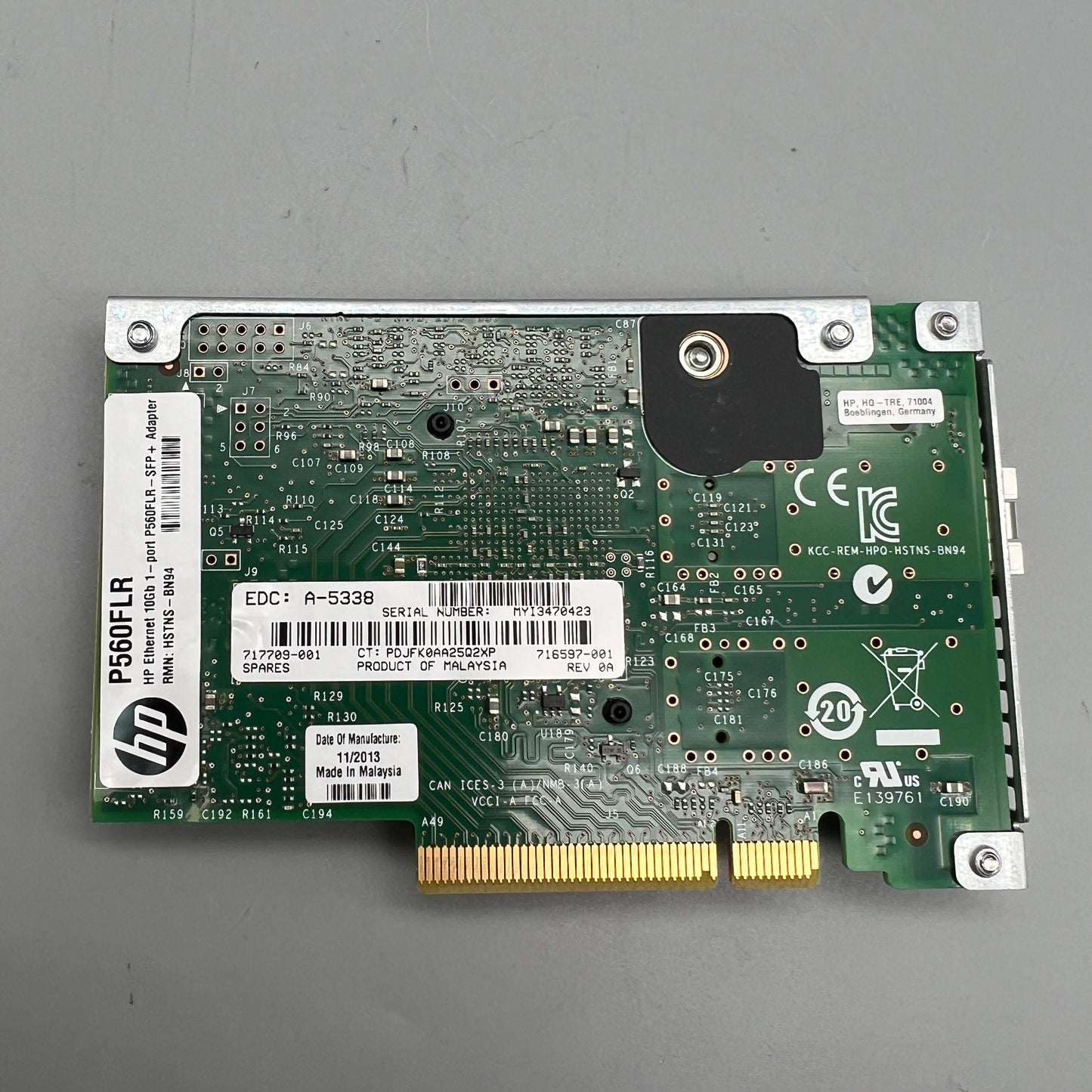 HP P560FLR G2x8 1Port 10GB SFP+ 716597-001 717709-001 NEW