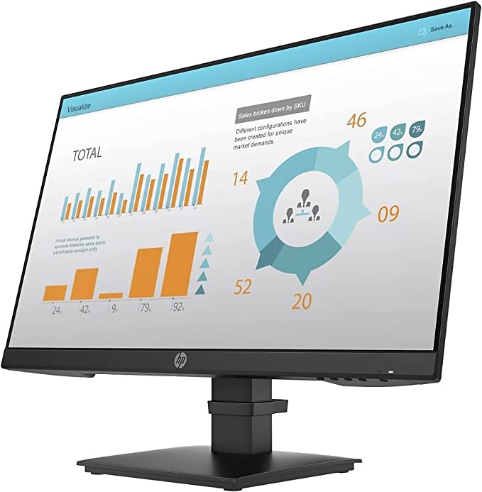 HP P24h Gen4 23.8-inch IPS FHD Monitor, Black (9UJ13A8#ABA) Used Grade B