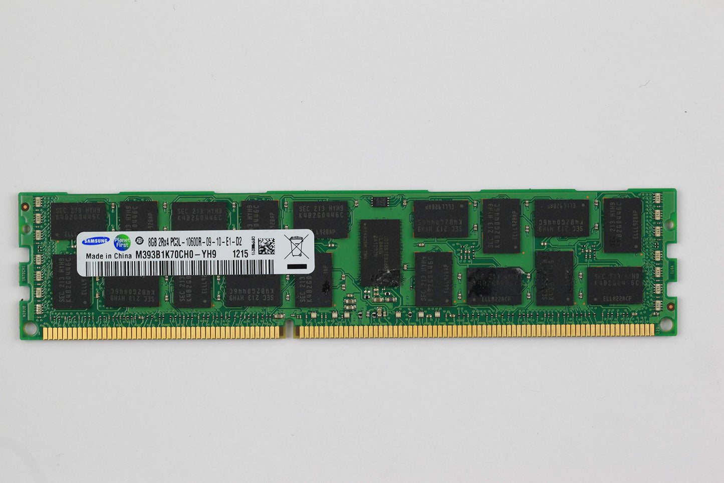 Samsung M393B1K70CH0-YH9 8GB PC3L-10600R ECC Registered Server Memory Used