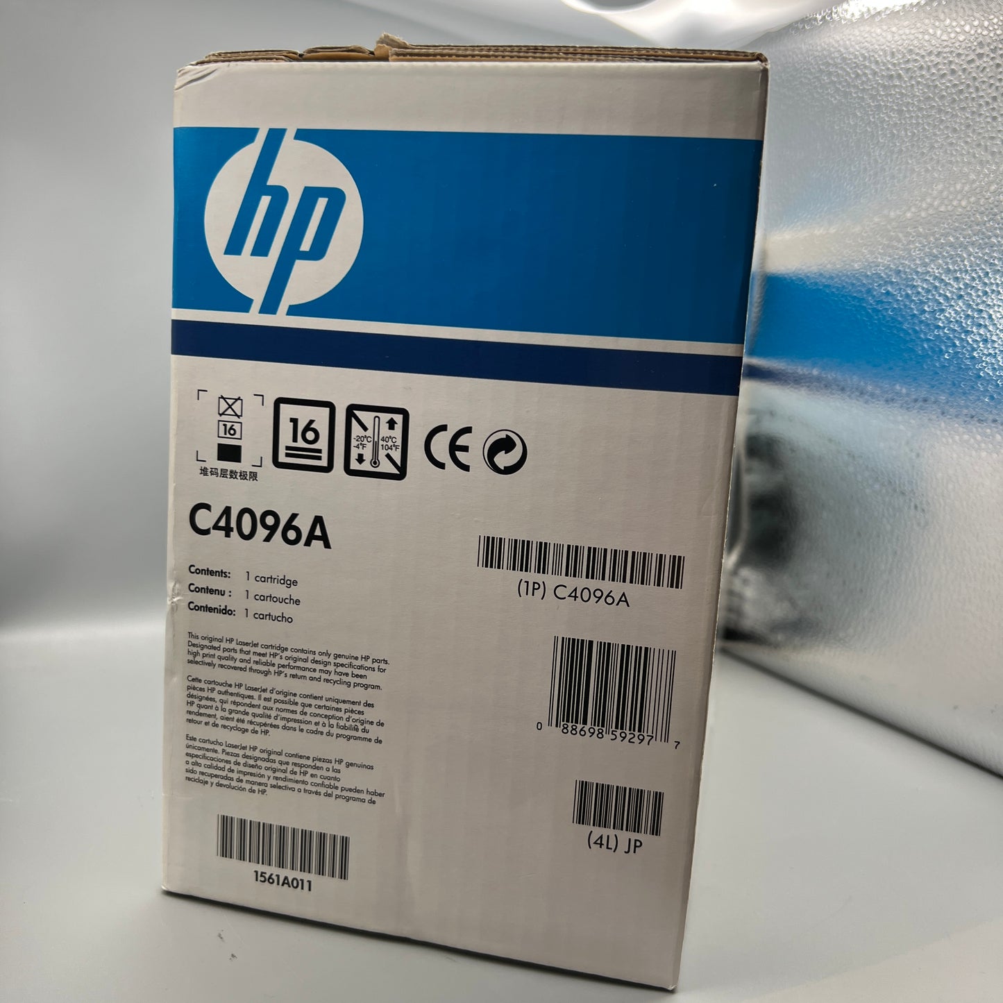 HP 96A (C4096A) Black Original LaserJet Toner Cartridge