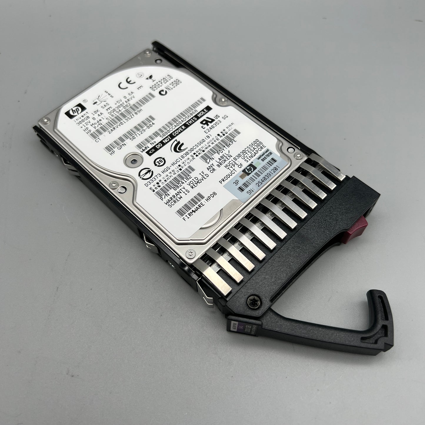 HP 300GB 10K SAS w/tray HOT-PLUG 518194-002 507129-004 DG0300FARVV 507284-001