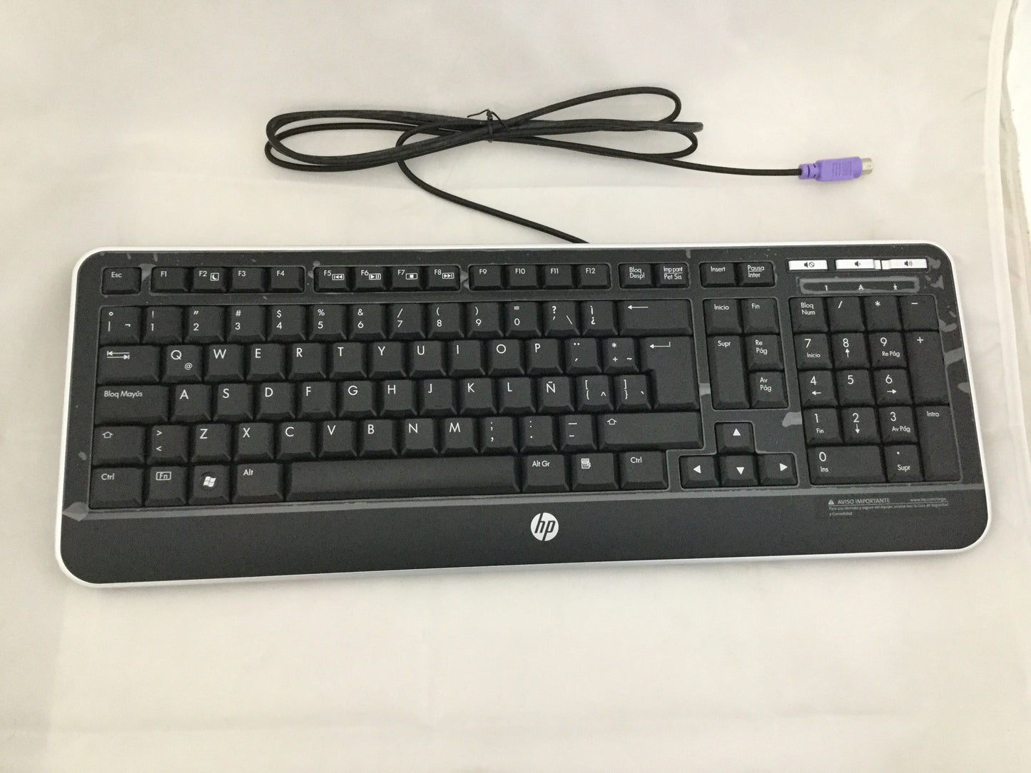 HP 599859-161 KBD AMALTHEA PS2 BLUE SPANISH LA