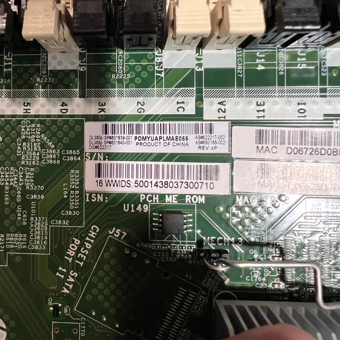 HP Genuine ProLiant DL380p Gen8 G8 v2 Motherboard 622217-002/680188-002