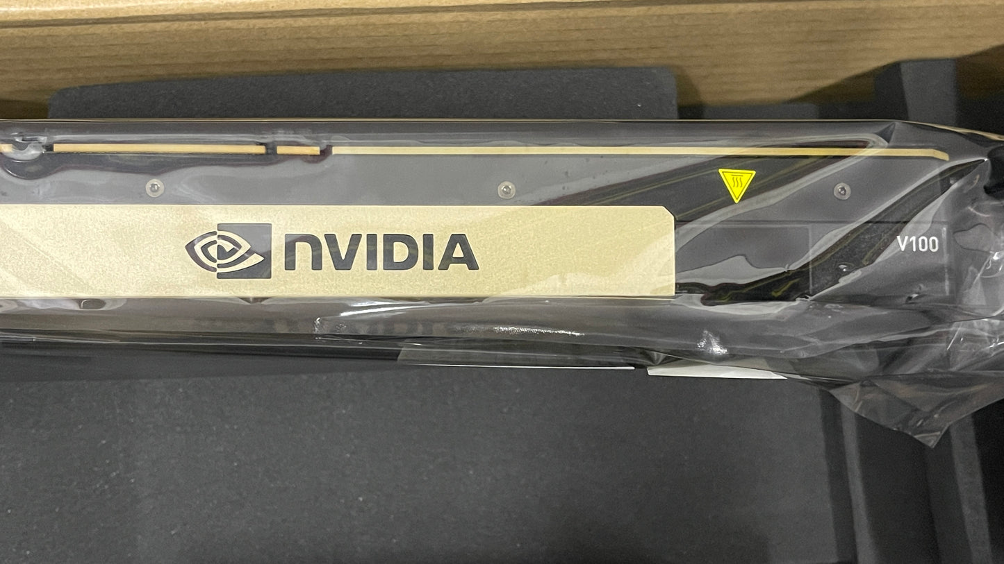 HP NVIDIA TESLA V100S - GPU COMPUTING PROCESSOR 32GB P24827-001 OPEN BOX NEW