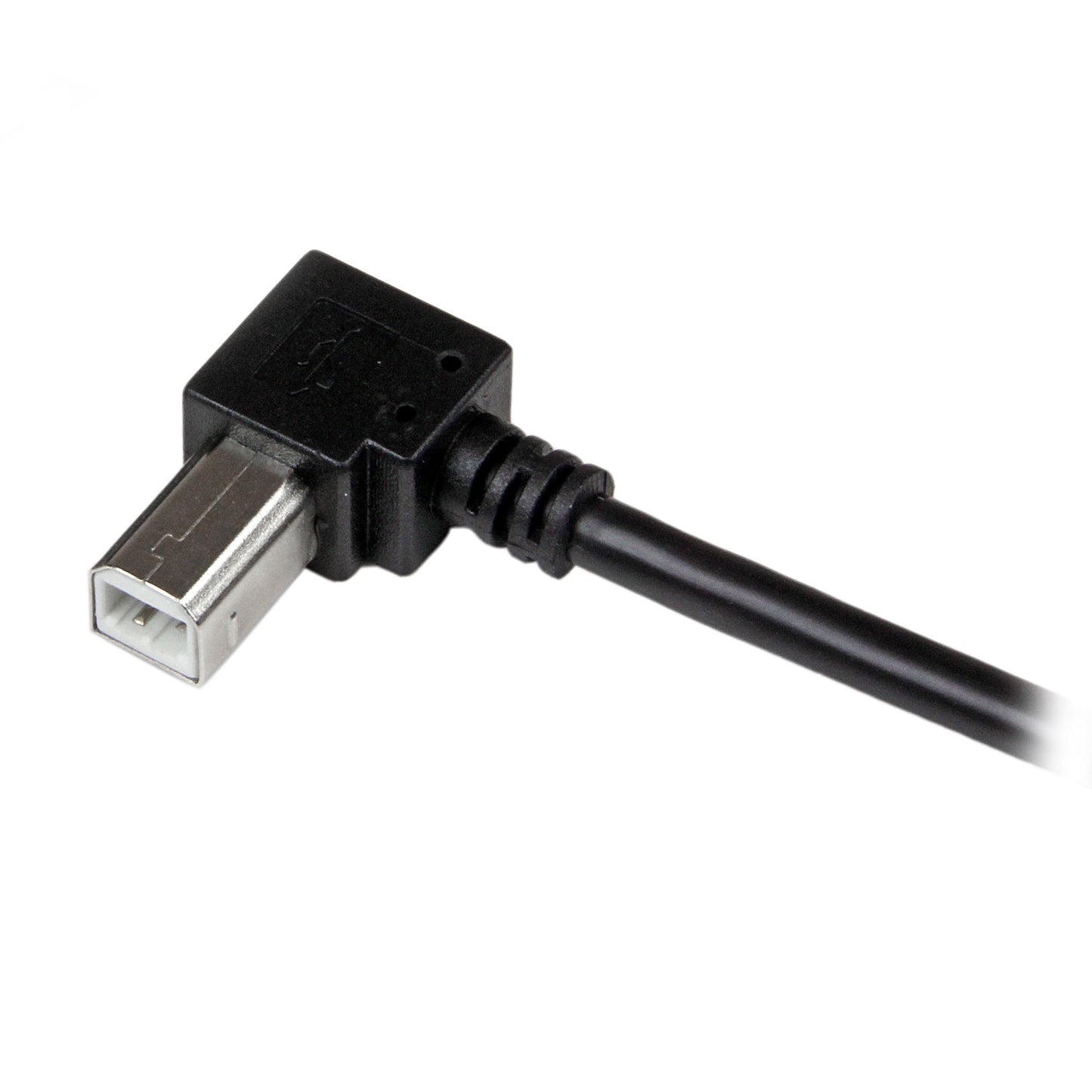 StarTech.com 3m USB 2.0 A to Right Angle B Cable Cord 3 m USB Printer Cable - Right Angle USB B Cable - 1x USB A (M), 1x USB B (M) (USBAB1MR)