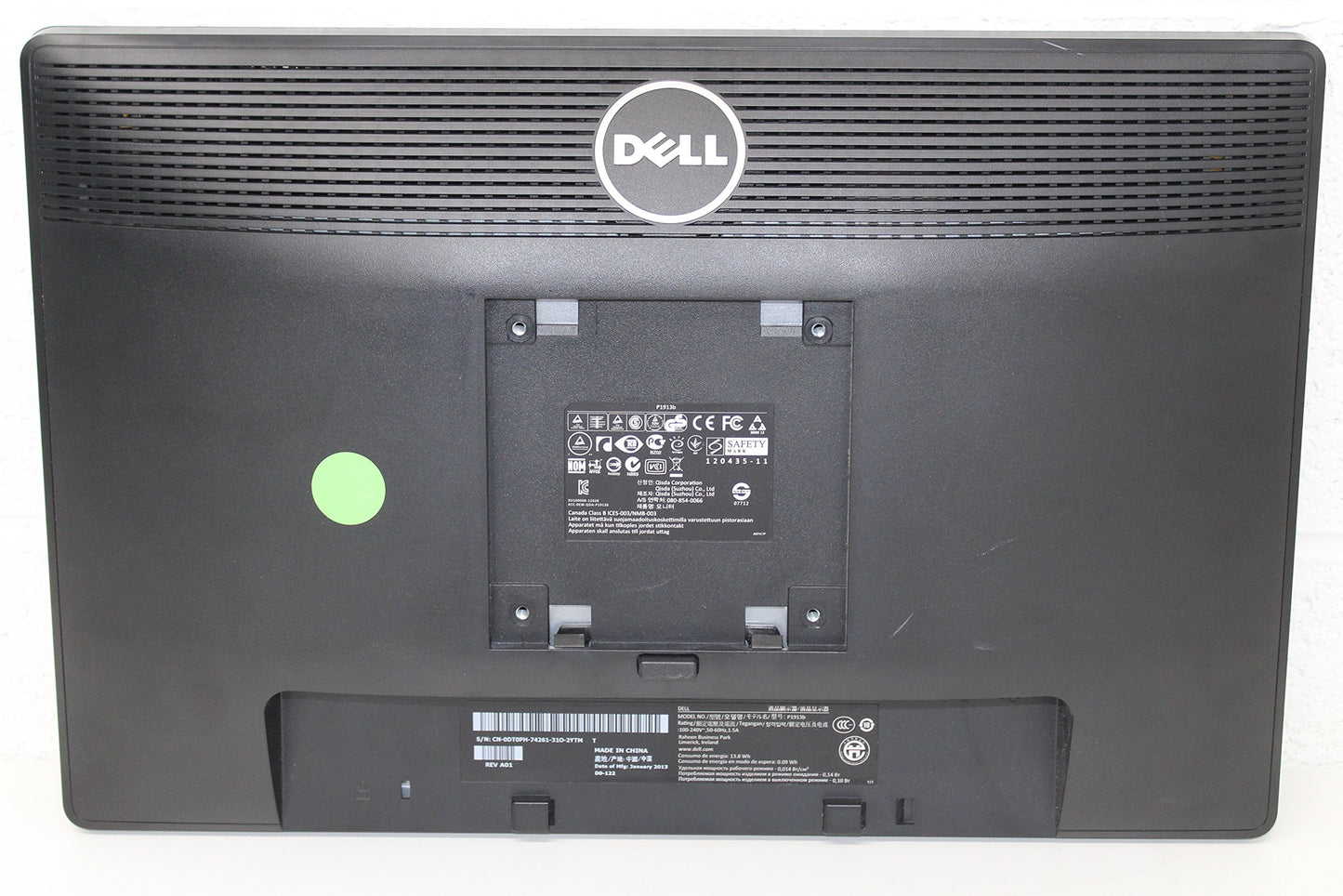 Dell New in sealed Box Dell P1913 19" Monitor M9V7W , Monitor Only " No Stand"