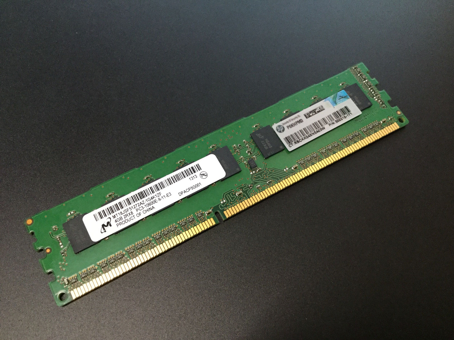 HP 500210-171 - 4GB 1333Mhz PC3-10600E DDR3-1333 ECC 240-Pin Memory Ram