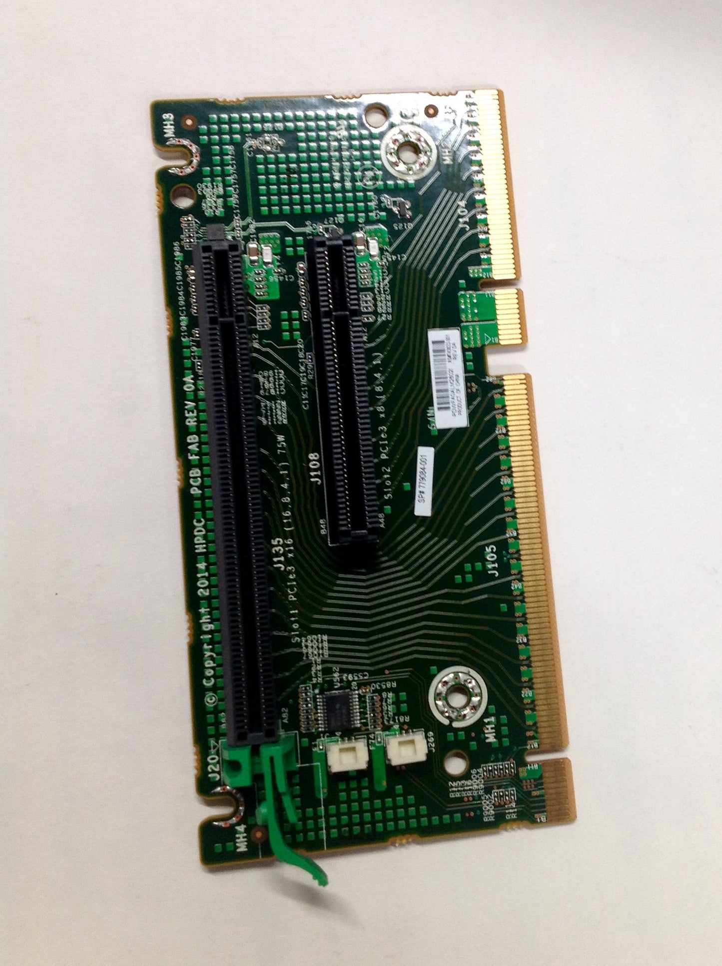 743022-001 HP Two Slot PCie Riser Board For Proliant Dl180 G9 Primary