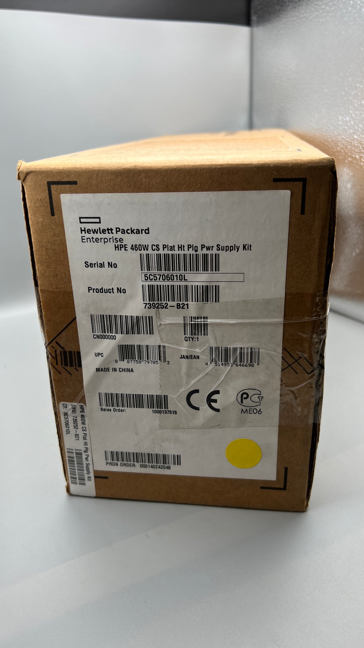 HP 460W CS Plate Ht Plug Power Supply Kit 739252-B21