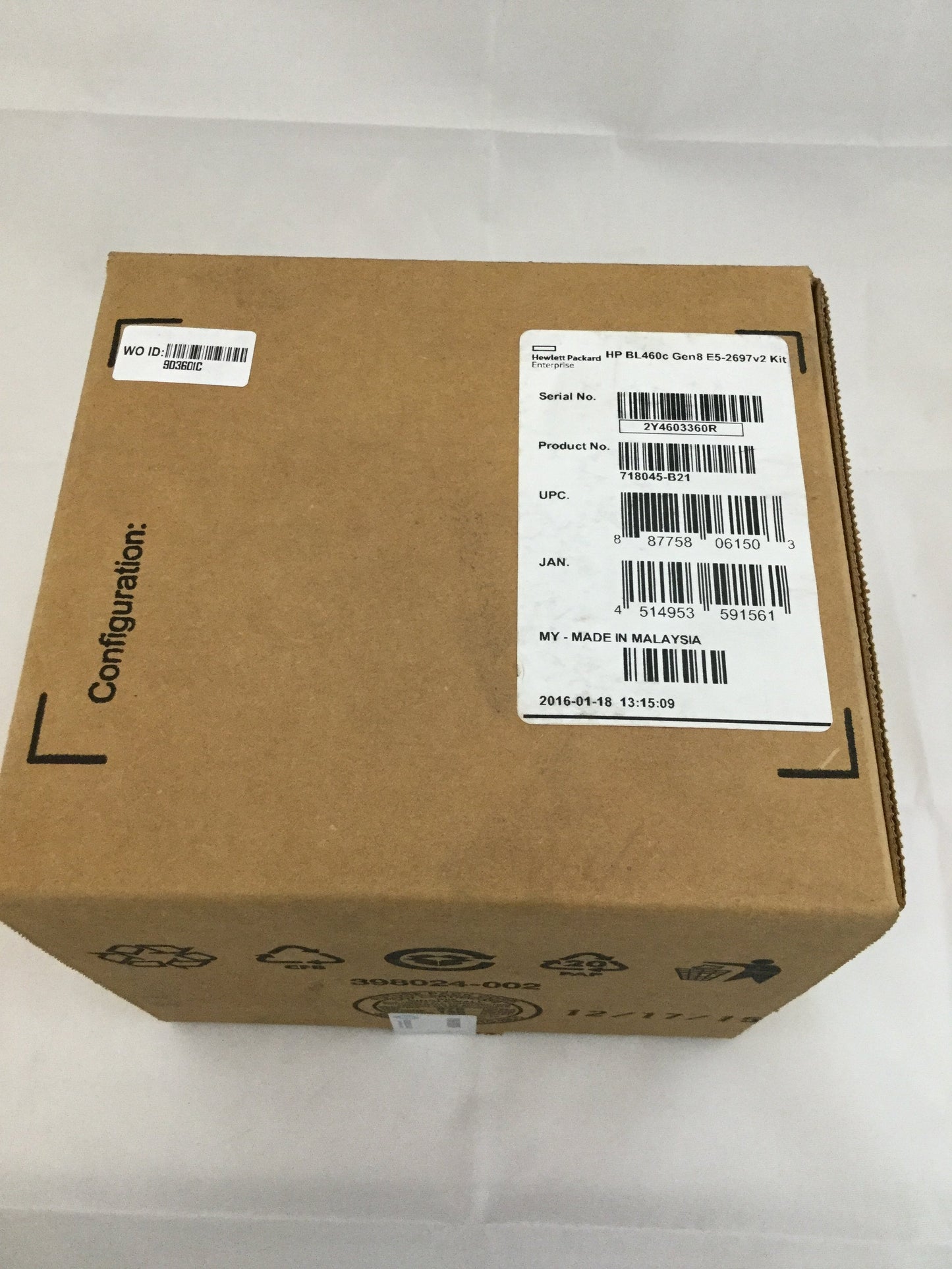 HP 718045-B21 - Intel Xeon E5-2697 v2 2.7GHz 30MB Cache 12-Core Processor