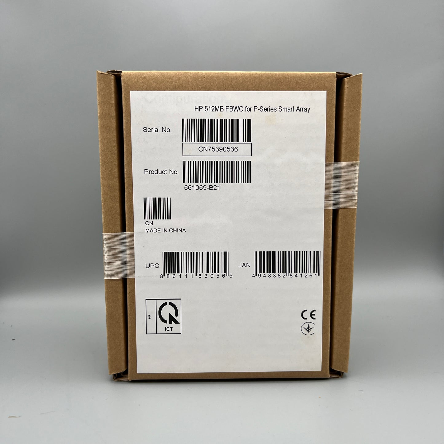 HP 661069-B21 512MB P-Series Flash Backed Write Cache, specifications