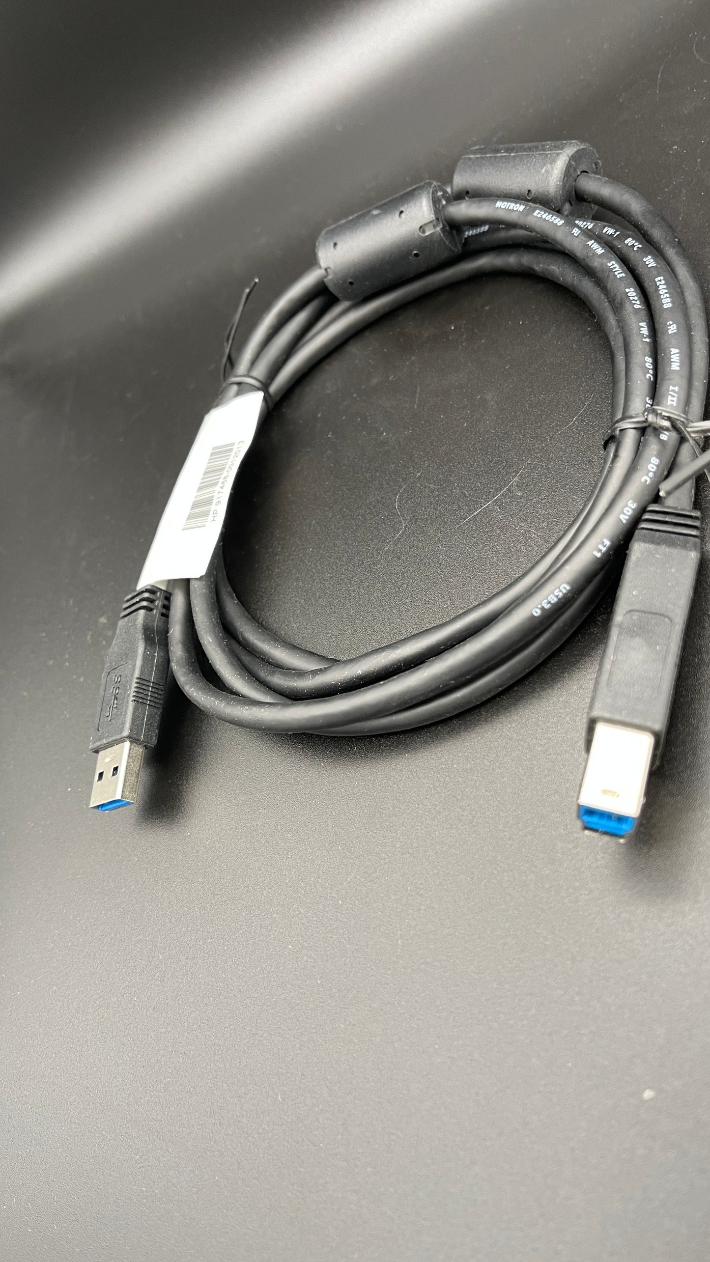 Lot of 10 ,HP 917468-001 6ft USB 3.0 SuperSpeed Cable USB Type-A Type-B