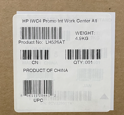 HP Integrated Work Center Stand for Ultra Slim Desktop and Thin Client-Open Box