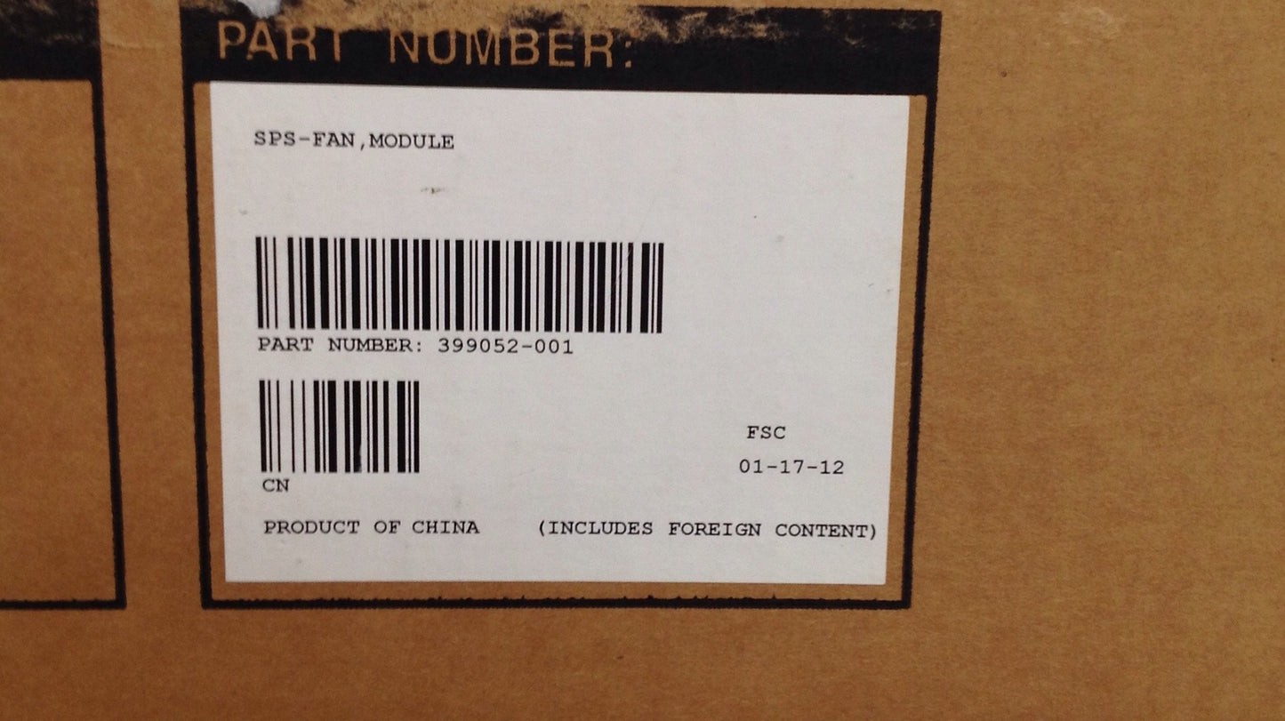HP 399052-001 SPS-FAN, MODULE