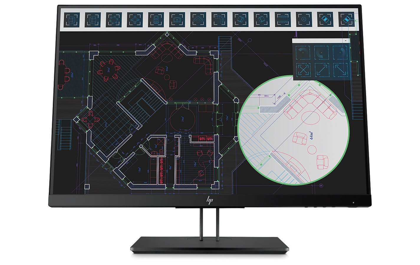 HP ZASOT Business Z24i G2 24" LED LCD Monitor - 16:10-5 ms GTG used Grade A
