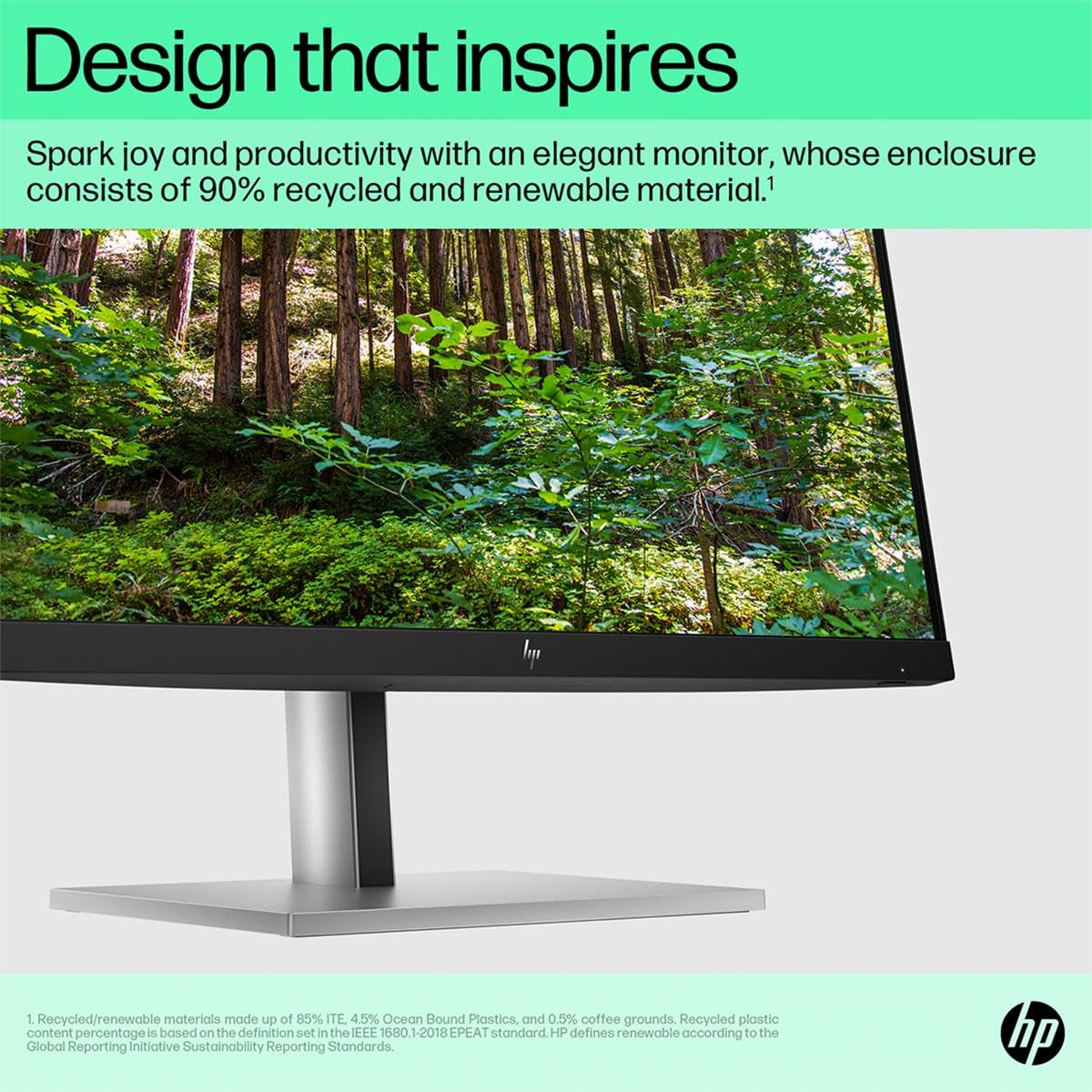 HP E22 G5 21.5" Full HD LCD Monitor - 16:9 - Black, Silver - 22" Class - in-Plane Switching (IPS) Technology - Used Grade A
