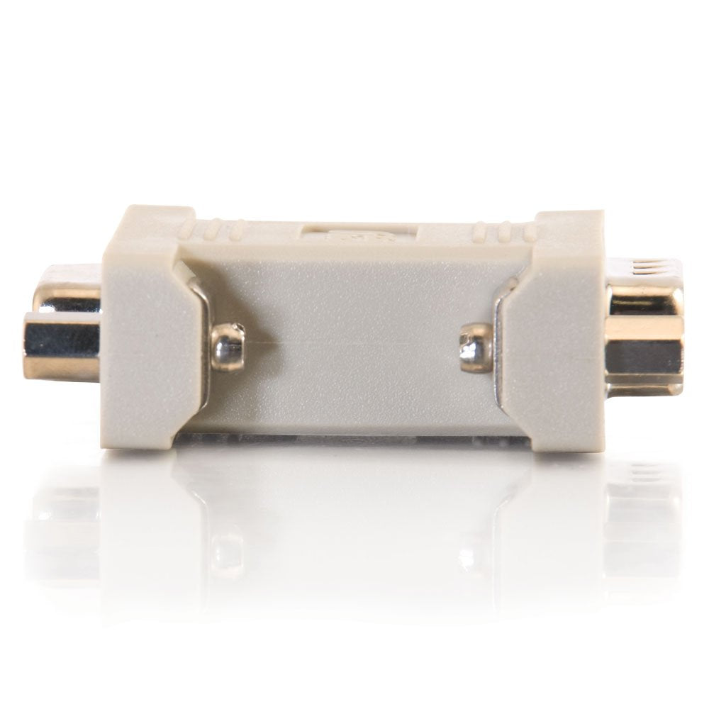 C2G 08075 DB9 Male to DB9 Female Serial RS232 Null Modem Adapter, Beige