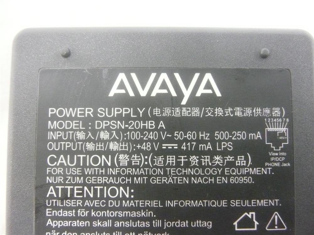 Avaya 1151C1/700356447/DPSN-20HB-A Power Supply