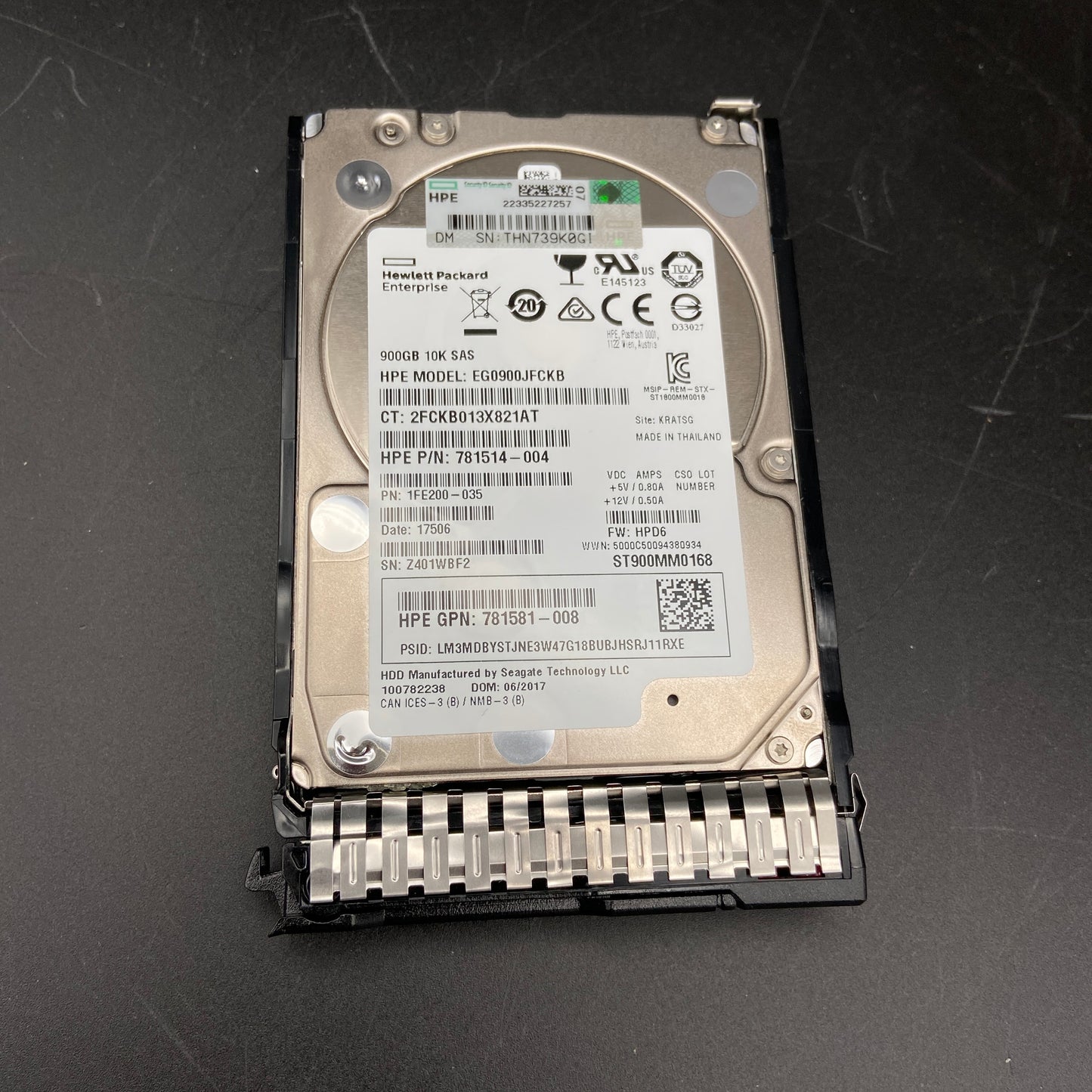 Hewlett Packard Office 2.5-Inch 900 GB SCSI Hot-Swap Hard Drive 785069-B21