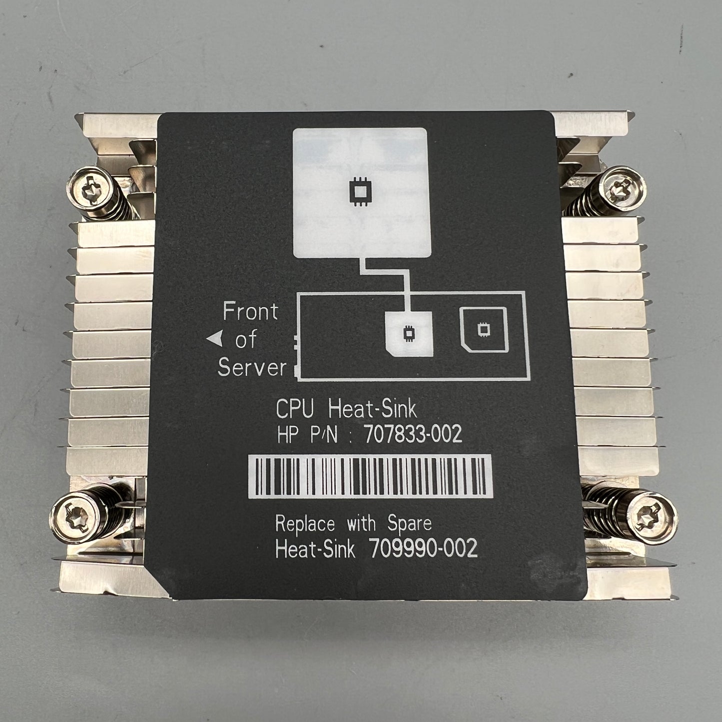 HP CPU Heat-Sink 707833-002 709990-002 for HPE SL200 SL2X0S Gen8