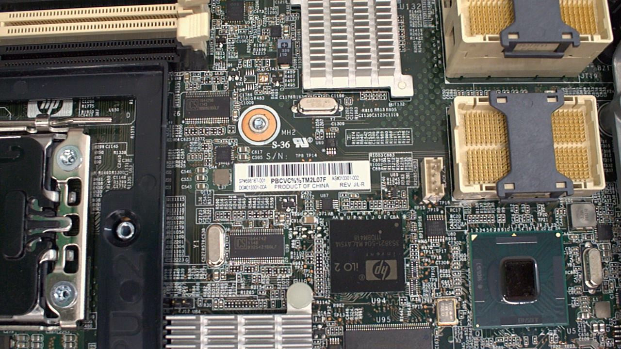 HP 598167-001 System Board for Proliant BL280c G6 Blade Server Used