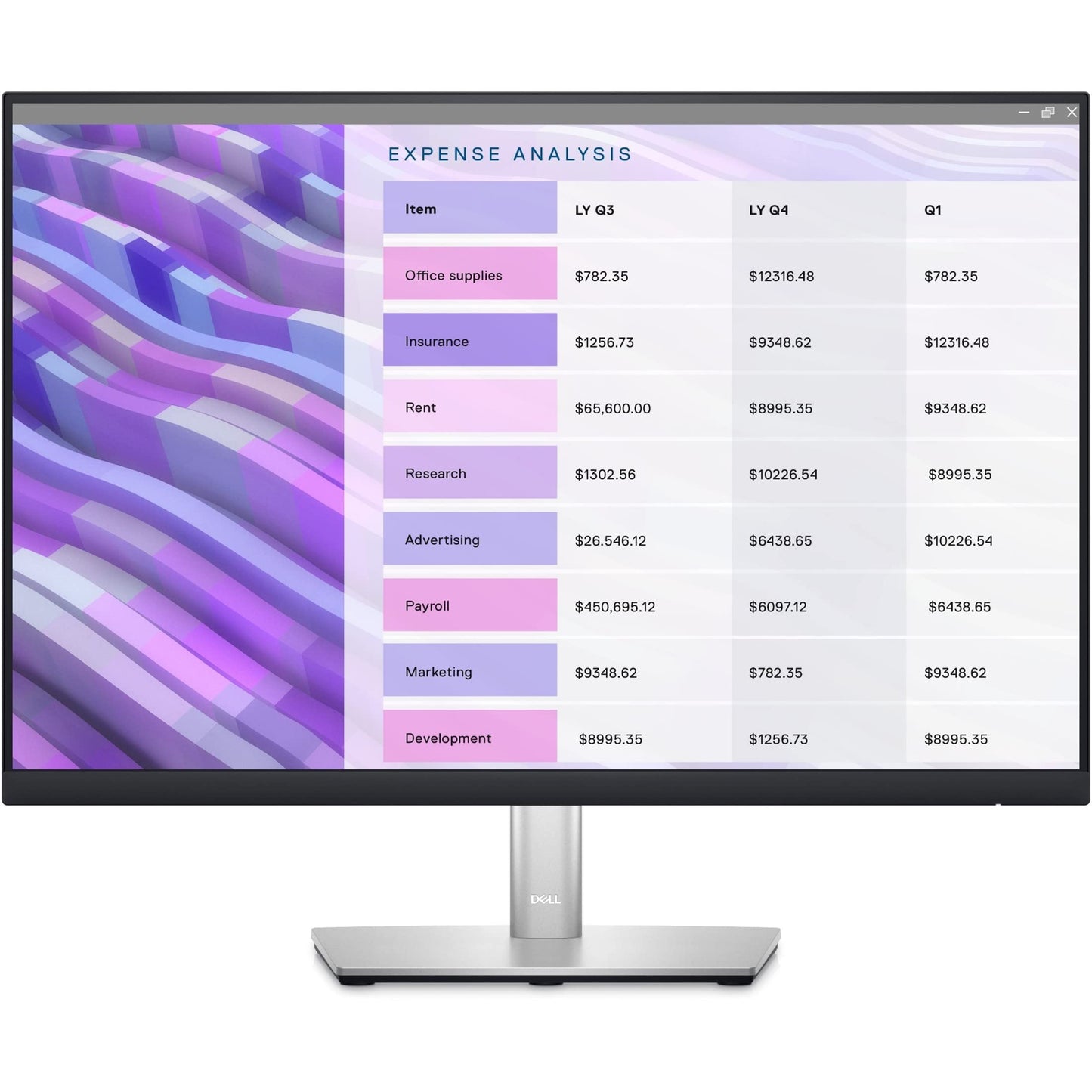 Dell P2423 24" WUXGA WLED LCD Monitor - 16:9 - Black, Silver used Grade B