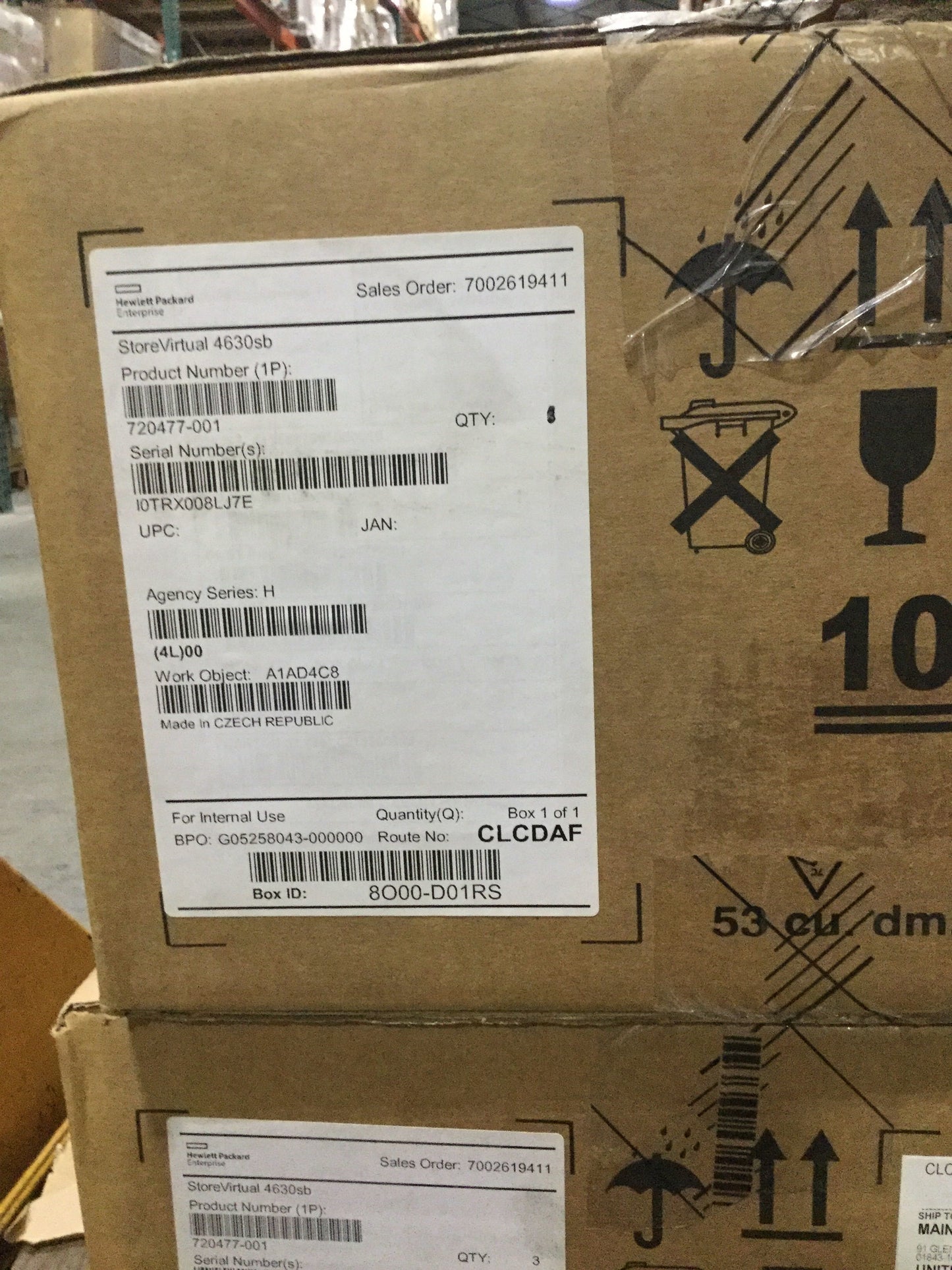 720477-001 HP Storevirtual 4000 Intel Xeon E5-2620 Blade Server