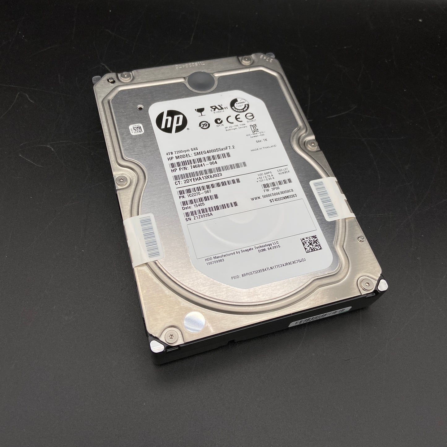 HP 4TB 7200rpm SAS 6GB/s 746841-004 Hot-Pluggable 3.5-inch HDD Open Box