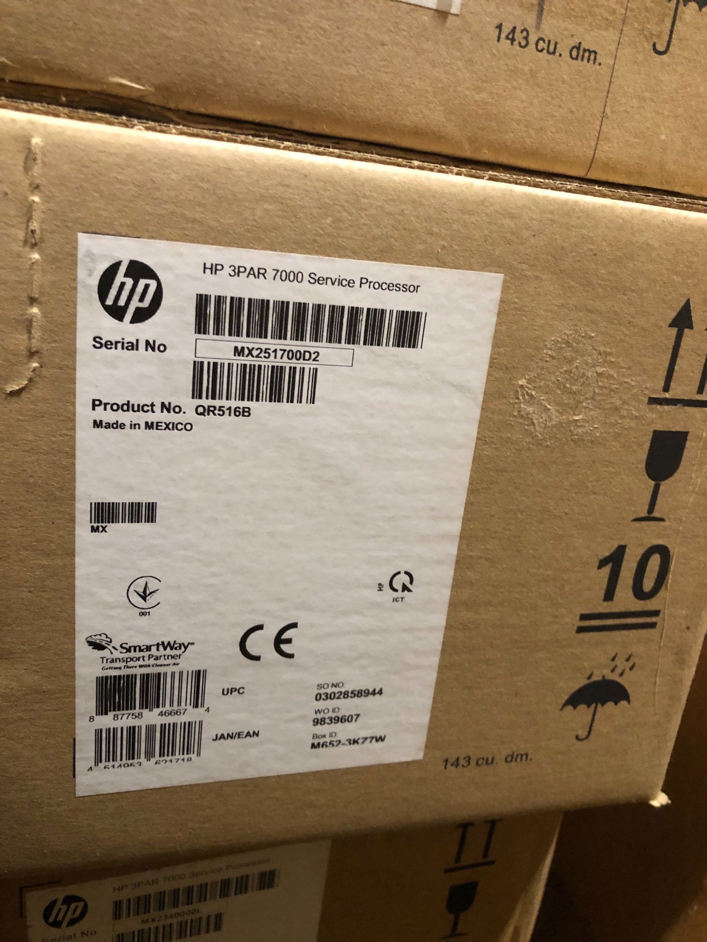 HP QR516B 3PAR 7000 Service Processor SPARE# 729005-001