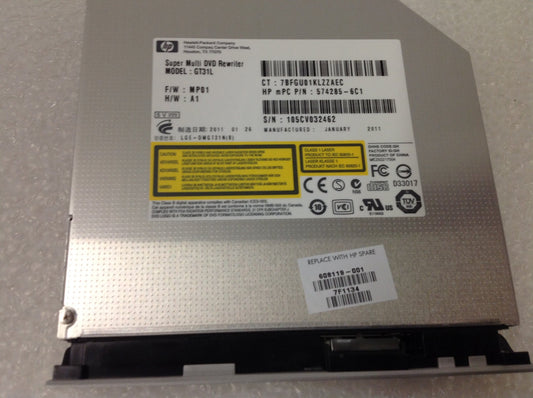 HP GT30L 574285-6C0 608119-001 ODD SATA DVD RW 12.7 SVR