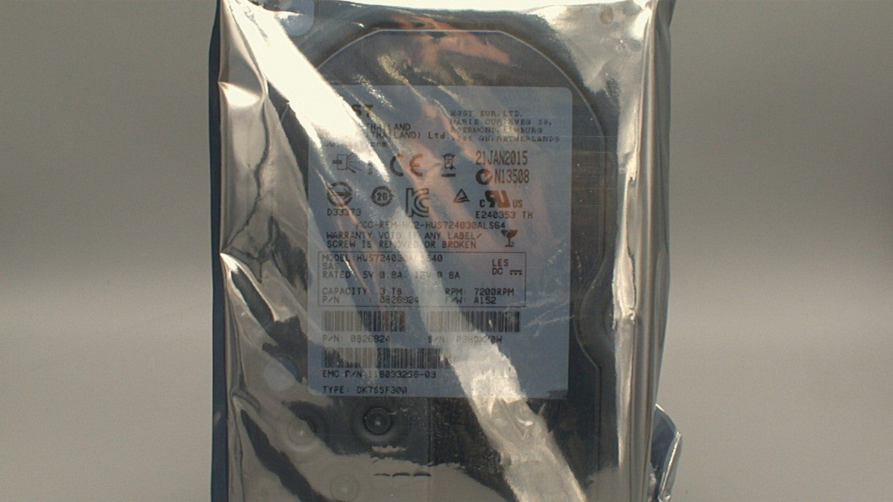 HGST Ultrastar 7K4000 HUS724030ALS640 Hard Drive - Internal (0B26924) SAS used