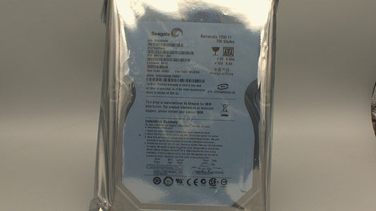 Seagate Barracuda 7200.11 750GB 3.5" SATA II Internal Hard Drive HDD ST3750330AS Zero Hours