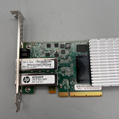 HP NC523SFP 10GbE 2Port Server Adapter 593715-001 593742-001 NE3210404 QLE3242