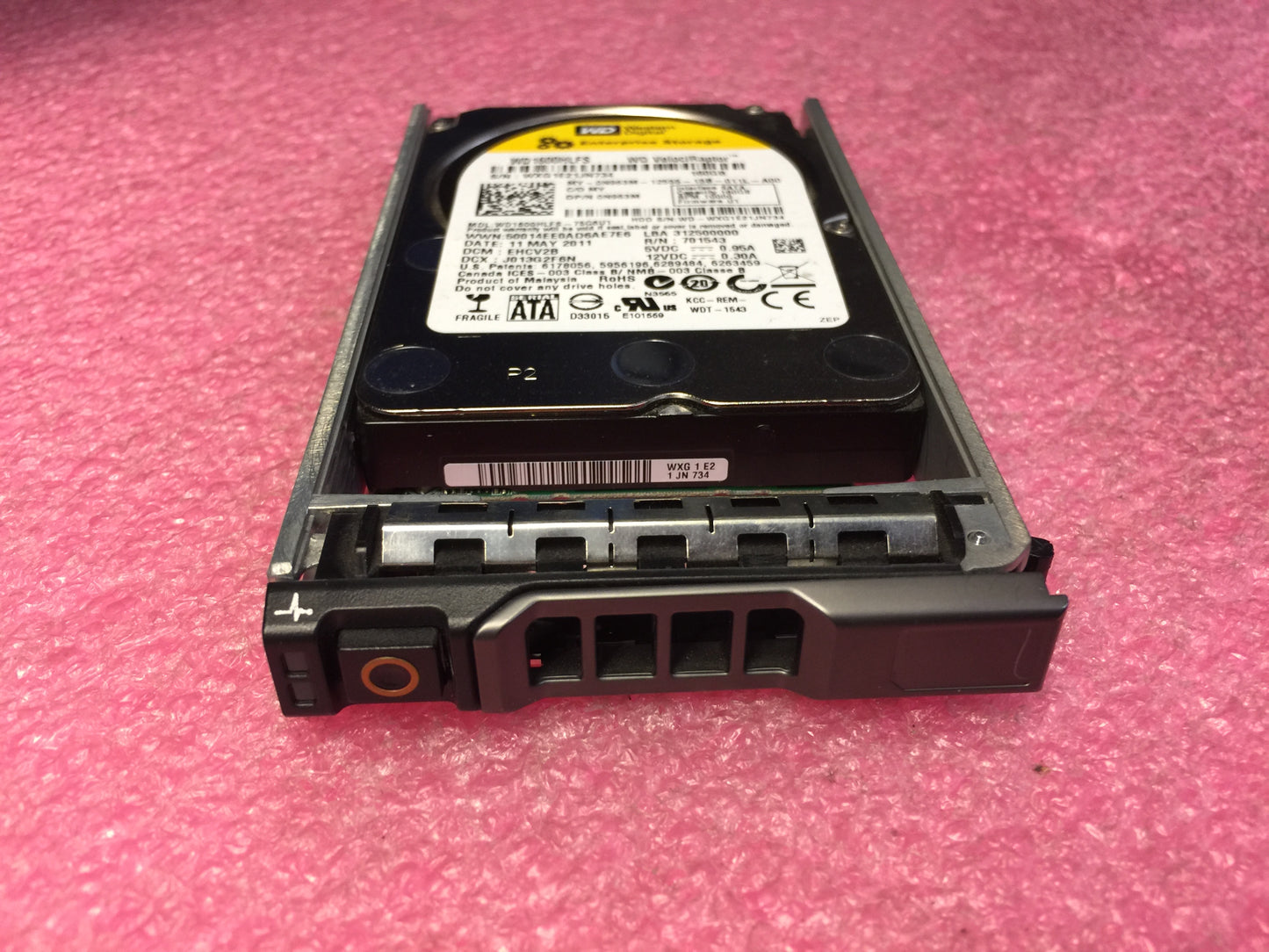Dell 0N963M Velociraptor 160GB 10K SATA 2.5'' Hard Drive used