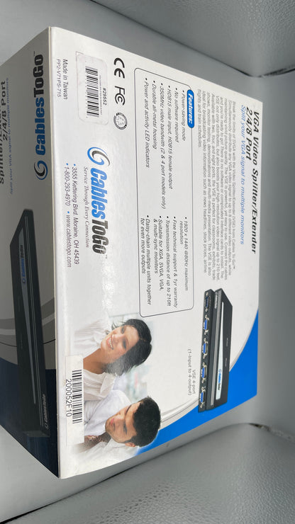 8-Port UXGA Monitor Splitter/Extender (Male Input)