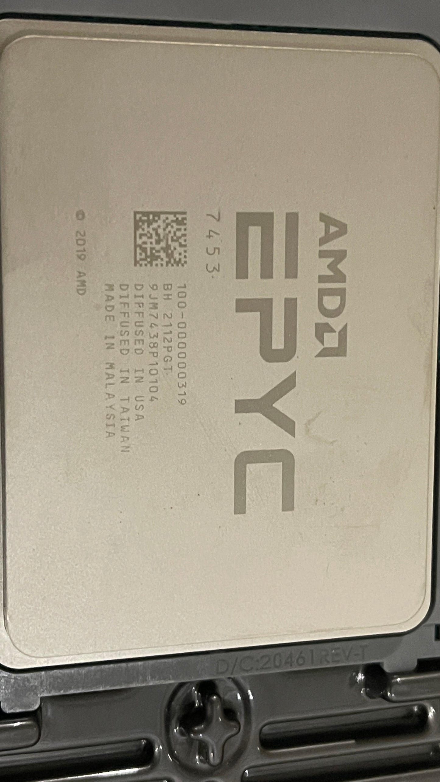 AMD EPYC 7453 28-Core 2.75GHz 64MB 225W SP3 Processor 100-000000319