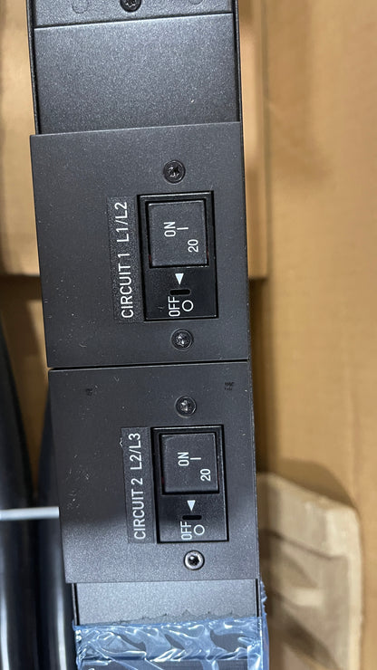 Raritan PX4-5551I3-E7V2 17.3kVA 3-Phase PDU 60A 208V 0U 24-Outlet Switched Meter P69448-001