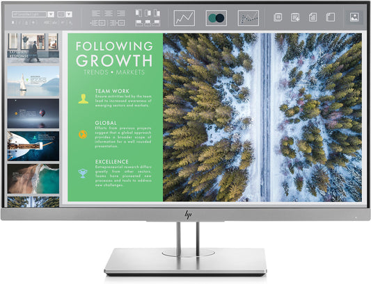 HP EliteDisplay E243 23.8-Inch Screen LED-Lit Monitor Silver USED GRADE B, without Stand.