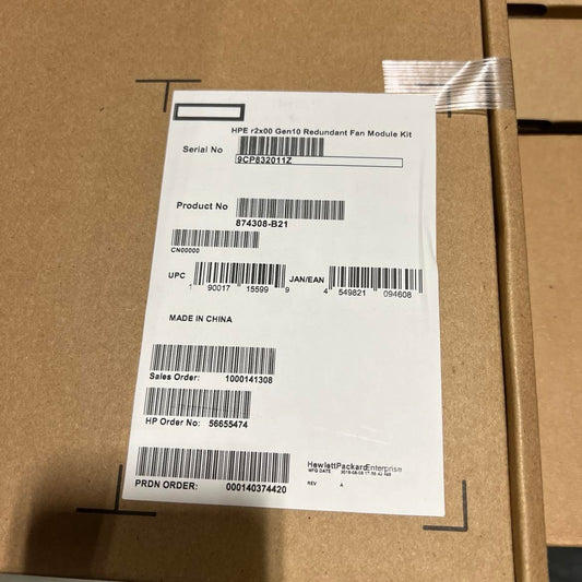 HPE r2x00 Gen10 Redundant Fan Module Kit 874308-B21