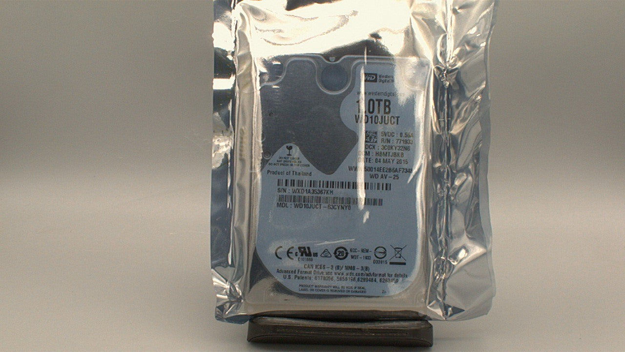 WD10JUCT-63CYNY0 Western Digital AV-25 1TB 5400RPM 16MB Cache SATA 3Gb/s 2.5-Inch used