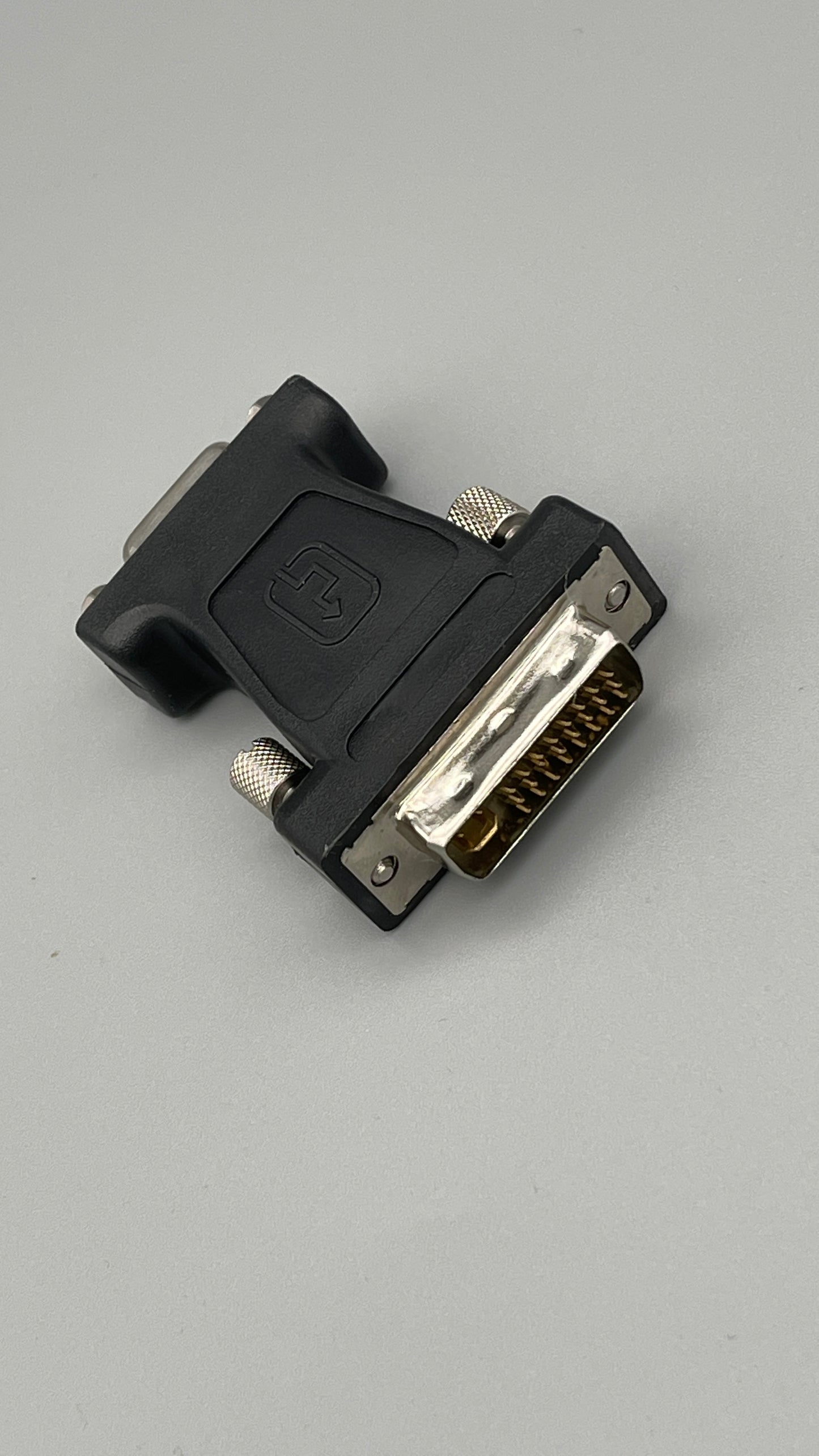 Compaq HP DVI-I-M to VGA-F Black Converter Adapter 209815-001 DVI-I-M to-DB15-F