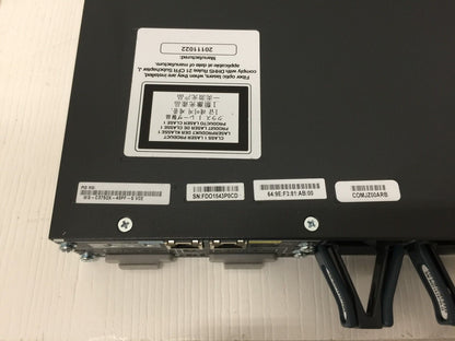 CISCO 48-PORT SWITCH WS-C3750X-48PF-S  2xPSU(1100W) open box