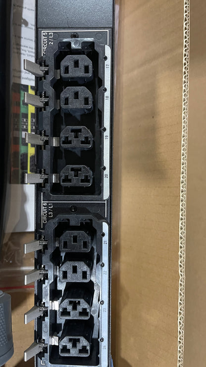 Raritan PX4-5551I3-E7V2 17.3kVA 3-Phase PDU 60A 208V 0U 24-Outlet Switched Meter P69448-001