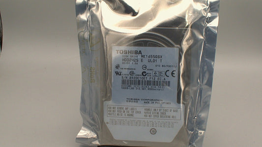 Toshiba MK1655GSX 160GB 2.5" SATA Laptop HDD Hard Drive used