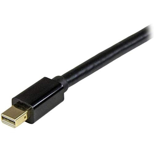 StarTech.com 6ft Mini DisplayPort to HDMI Cable - 4K 30hz Monitor Adapter Cable - mDP PC or Macbook to HDMI Display (MDP2HDMM2MB) Black