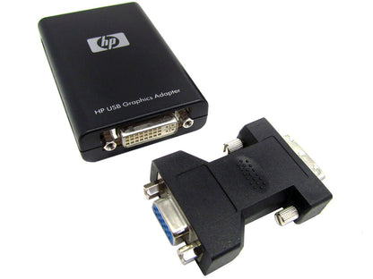 HP USB 2.0 Graphics Adapter With DVI-I Connector 518591-001