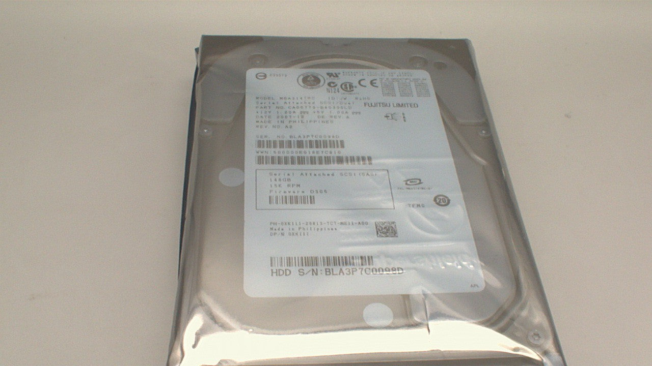 Fujitsu MBA3147RC 15K 147GB SAS Hard Drive used - Pamper Inn